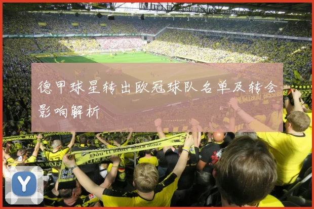 德甲球星转出欧冠球队名单及转会影响解析